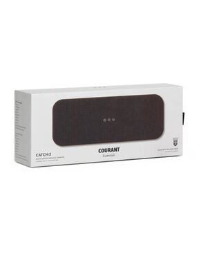 Courant Essentials Catch 2
Linen Wireless Charger -Dual Charging in Black Linen